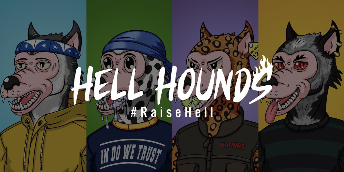 Win a HellHound Mint! 🦴🔥 #RaiseHell 

✅ Follow <a href="/HellCatsNFT/">HellCats 🔴</a> 
✅ RT &amp; Tag 2 Friends

2x Winners announced in 24hrs!