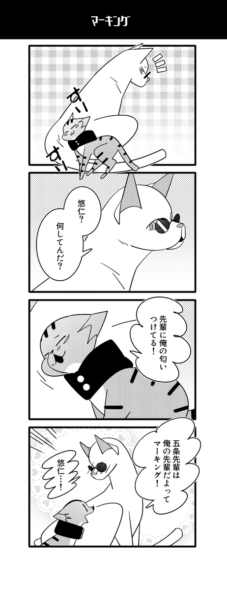 猫五悠
マーキング! 