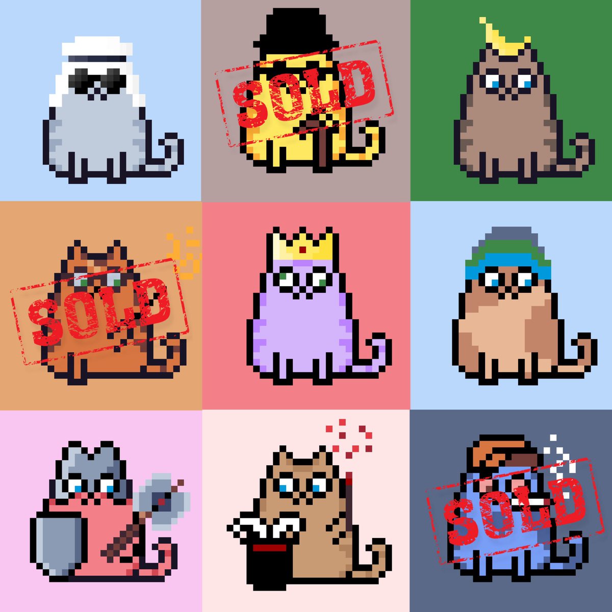 Hello, #NFTCommunity! 👋
You have got to the page of the collection of Crypto Plump Cats! To find out more information about the collection, read below in the comments! 👇