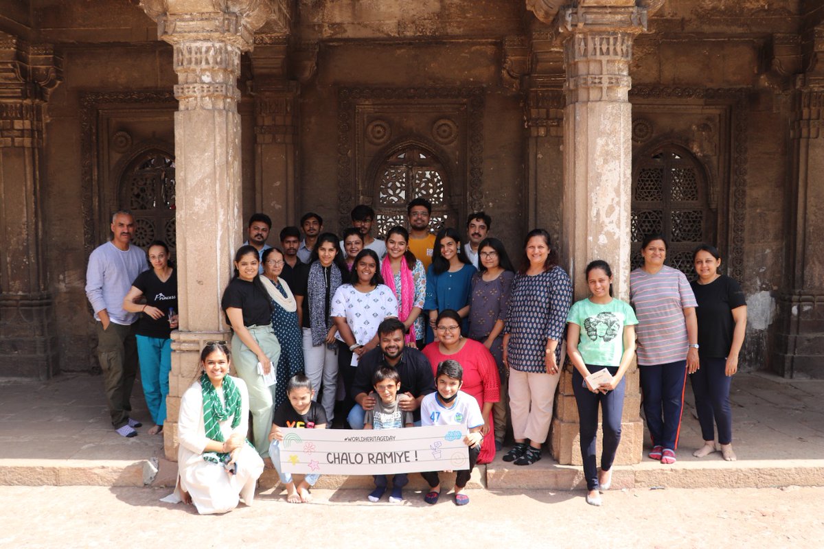 Passionate Amdavadis witnessing & participating in the reliving of ancient #games to commemorate #WorldHeritageDay! The fun-filled morning showcased games like Ishto, Wagh-Bakri & more, organised by @ElixirIndiaOrg, @GujaratYouthOrg @AmdavadAMC & @WorldAhmedabad.

#Unite4Heritage