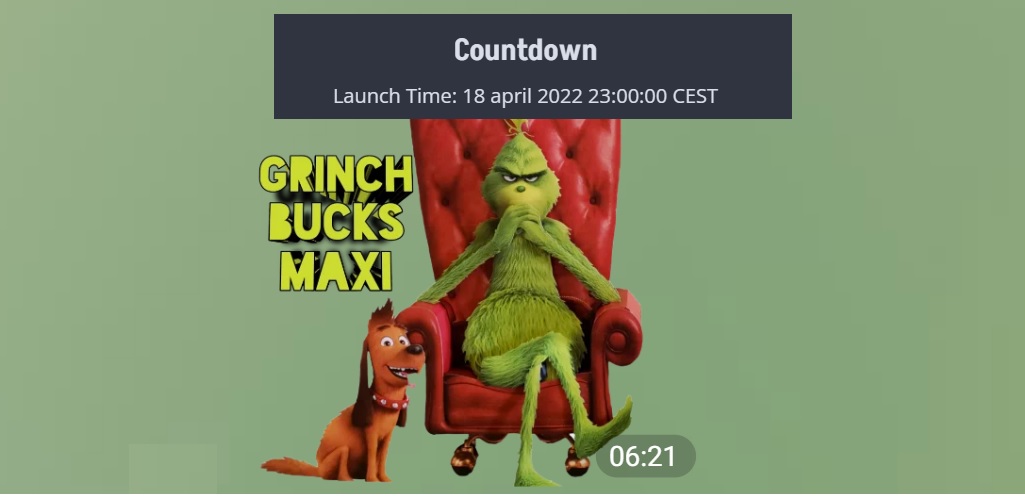 hdcoints's tweet image. 💥high risk #defiyield Grinch Bucks #DeFiProject #BSC #DeFi APR 2.920% and Daily 8%.....till it dies an honourable death!  12H be quick, join early! 
Use my ref: tinyurl.com/Grinchbucks