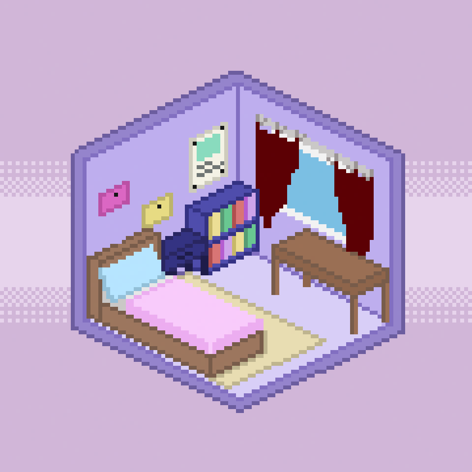 Alexa64429114's tweet photo. ✧ 5th Pixel for @Pixel_Dailies 
simple isometric room 
———————————————
✧ 5to Pixel para #pixel_dailies 
habitación isométrica simple 

#IsometricRoom | #pixelart | #pixelartist | #ドット絵 | #piskel https://t.co/JpKhseSxJm
