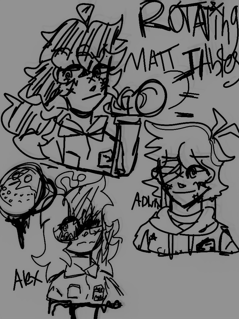RotatingTables's tweet photo. Wow! My un warned break has been stopped, now take future Matt and Adwin and another character. #Rotatingtables #comic https://t.co/S4zj2UgC2a