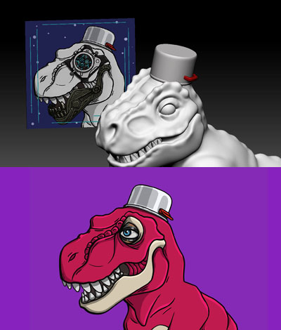 roasted_rex's tweet photo. Here is another trait for our 3D Roasted Rexes! 
We hope you are having a nice Easter weekend! 🥚🦖

#NFT #NFTs #NFTartist #nftcollectors #NFTCommunity #RoastedRex https://t.co/jJLFTgU4ii