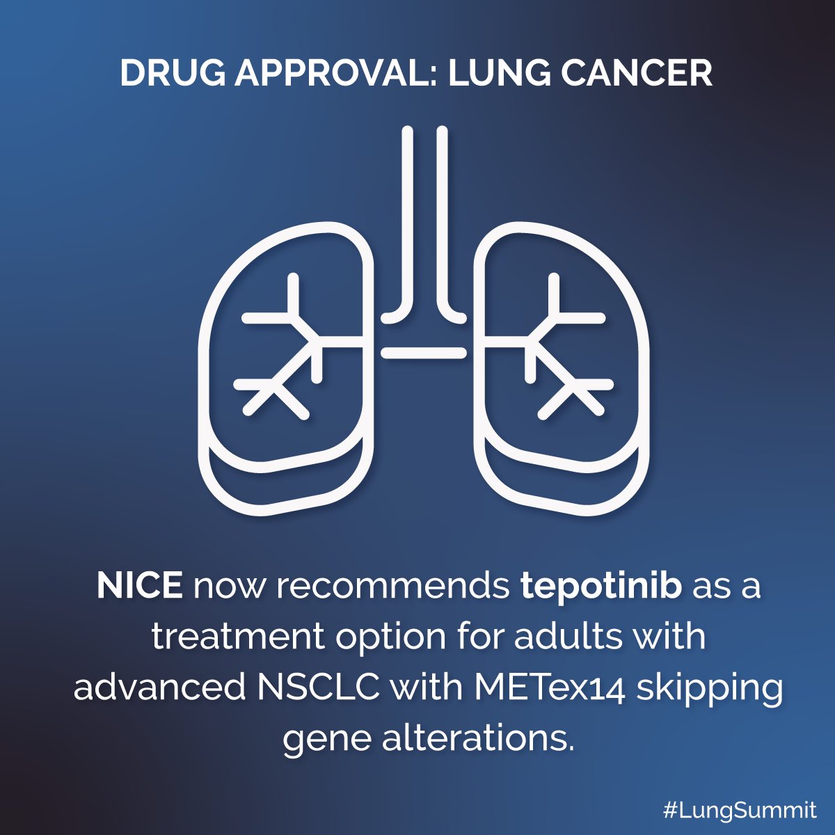 Image for the Tweet beginning: 🚨@NICEComms has approved #tepotinib for