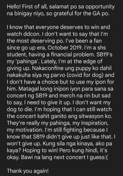 FangirlJaaaaash's tweet photo. Hello po! Sorry mahaba pero ito po sa pic sagot ko huhu salamat poooo sana palarinnnn!🥹🙏

@SB19Official #SB19
Listen to #Bazinga_SB19 https://t.co/VoNgW6At5B