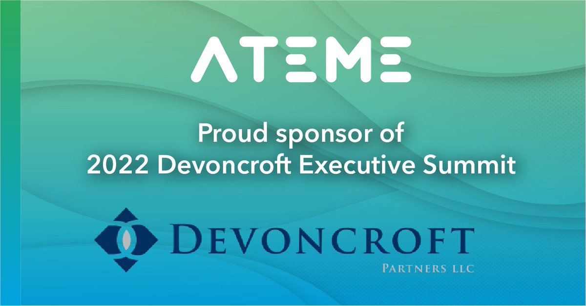 ateme_x's tweet photo. We're pleased to announce we are proud sponsors of the 2022 @Devoncroft Executive Summit in Las Vegas. 😀 This event is co-located with the @NABShow 2022. Will you be attending? #Ateme #Devoncroft #NAB2023 https://t.co/cLfjWpvKug
