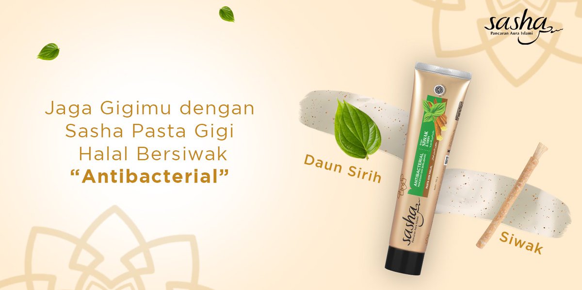 TRANSTV_CORP's tweet photo. Sahabat, jangan lupa untuk selalu menjaga kesehatan gigi dan mulutmu! Gunakan Sasha Pasta Gigi Halal Bersiwak Antibacterial! Untuk melindungi gigimu setiap hari!
#GigiSehatSasha #HijrahBerawaldariMulut #SashaHalalToothpaste https://t.co/IaGCZ9ap46