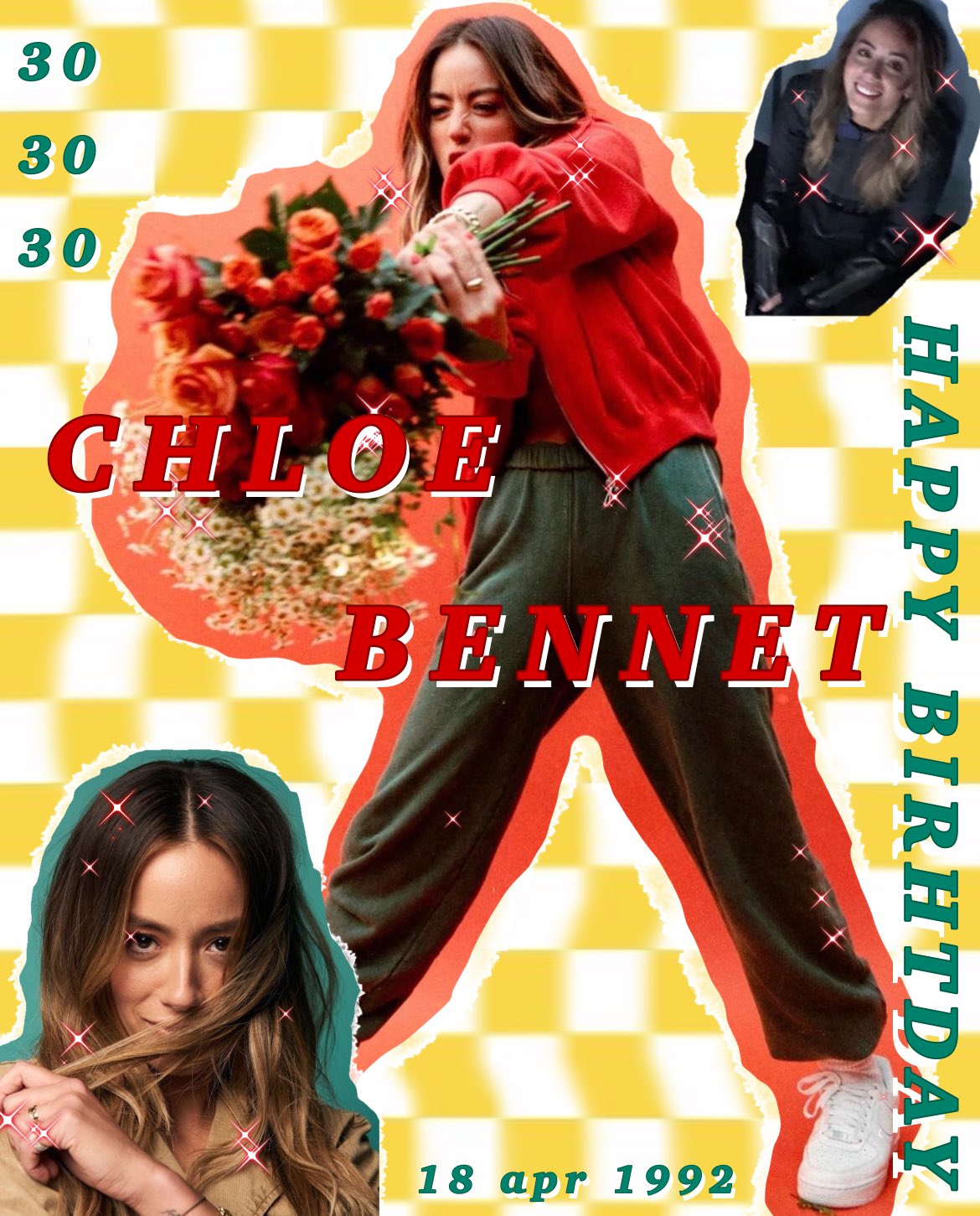     happy 30th birthday to pretty miss chloe bennet      
