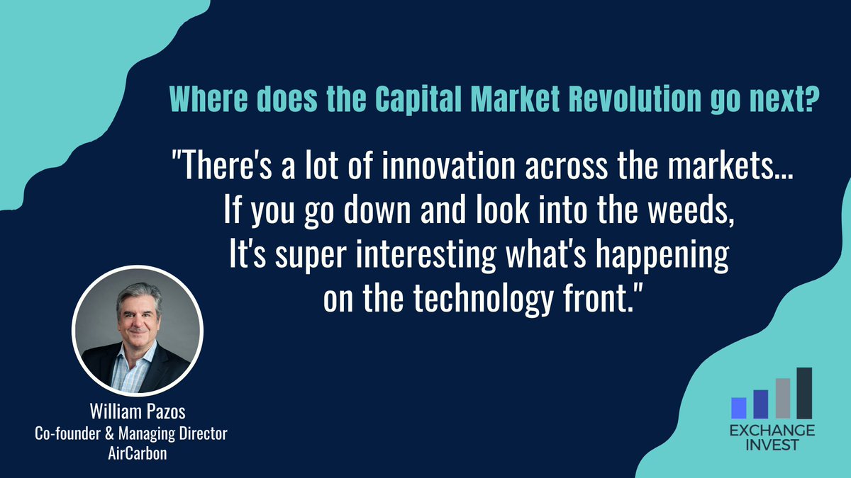 Co-founder &amp; Managing Director <a href="/ACXCHG/">ACX (AirCarbon Exchange)</a>, Carbon Trading Expert, Climate Finance Specialist, <a href="/WilliamPazos_/">William Pazos</a> discusses "Where the Capital Market Revolution goes next?”

Watch it here: 
youtube.com/watch?v=jgXXce… 

#trading #innovation #Easter2022