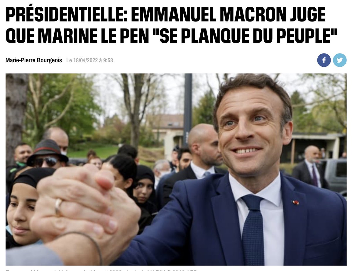 J_Bardella's tweet image. Après ne jamais avoir donné la parole au peuple. Après n'avoir fait que des « débats » bidons mis en scène. Après 5 ans retranché dans son palais pendant que le peuple grondait.

Pas ça Emmanuel Macron ! Pas aujourd'hui, pas maintenant, pas après tout ce que vous avez fait...