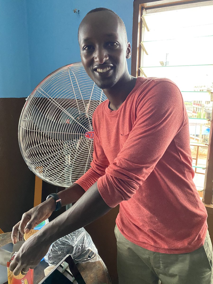 CyclingAfrica's tweet photo. Getting ready to start a day of @wahoofitness @WahooSYSTM testing in #benin with coaches @ishimwe_je and @KJCRides NOT setting a good nutrition example! #cookiesforbreakfast #morecoffee #keepingitreal https://t.co/I0ysHxxYwe