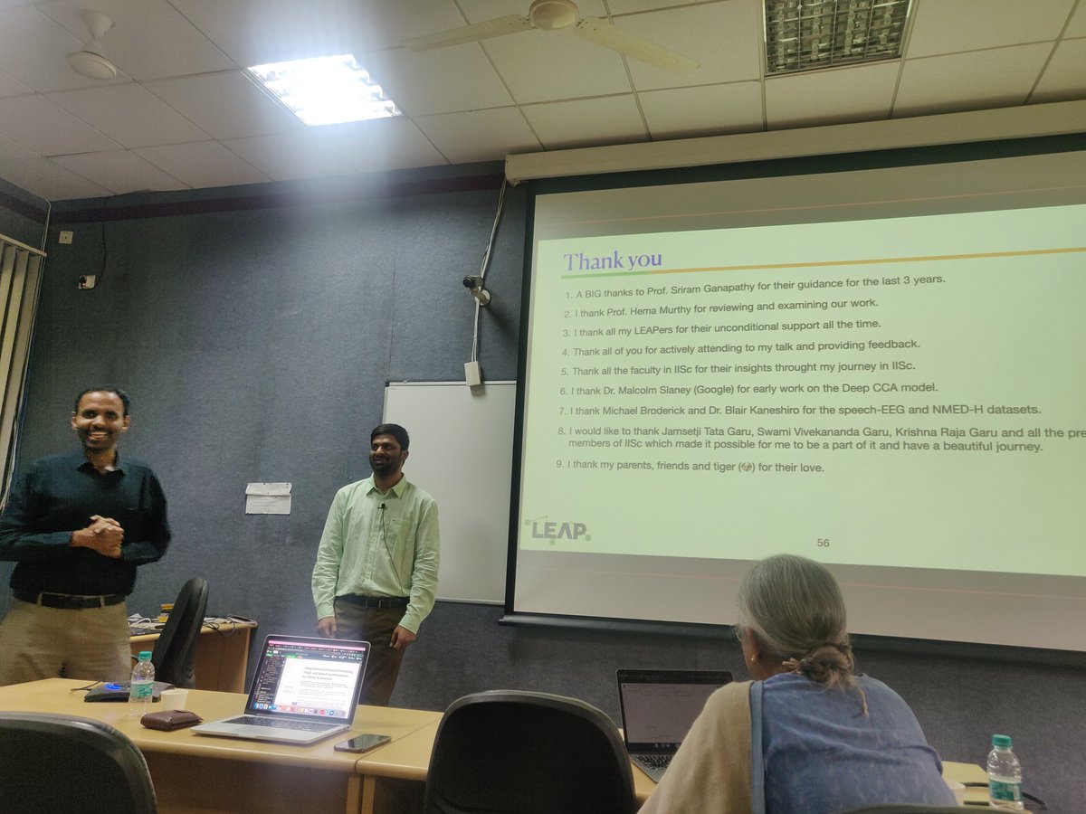 LEAP_iisc's tweet photo. Congratulations Jaswanth Reddy @JaswanthAyrus 
Successfully defended his Master's thesis. 
We are proud of you 👏 https://t.co/M9yZeiFiPJ