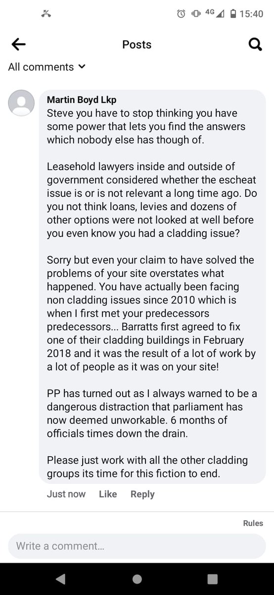 NewhamWellness's tweet photo. @martinboydlkp you have gone to far! What have you actually done about helping leaseholders NOT pay? At least Steve Day's motives are pure &amp; better than the rantings of an unkind prig who thus far has only shafted LH   producing nothing. You are a bully! https://t.co/3wexht9Q5x