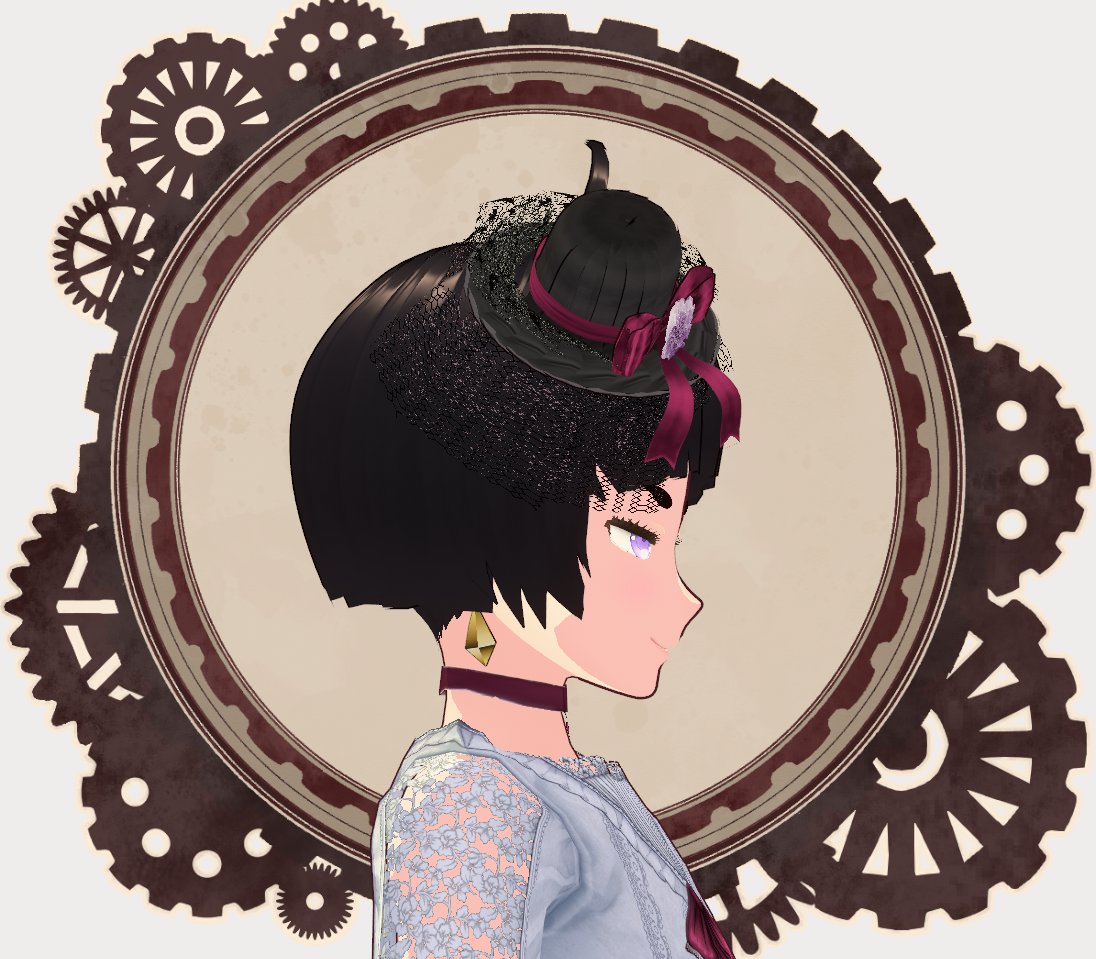 ENDED_FESTA_2's tweet photo. キャラとしては祭ちゃんの直後に生まれた2番手の麻鬼鈴子ちゃん。鈴鳴鬼澪(すずなり きれい）というペンネーム持ち。ベルカとは犬猿の仲。怖いワールドに主にインコちゃんを招待しまくってドン引きされてます。
#TSiOX #mako_mako #カフェイン同盟 #幻想迷夢 #MELLLLOW
#VROID #あとあとのまつり https://t.co/cYYbOoNNcE