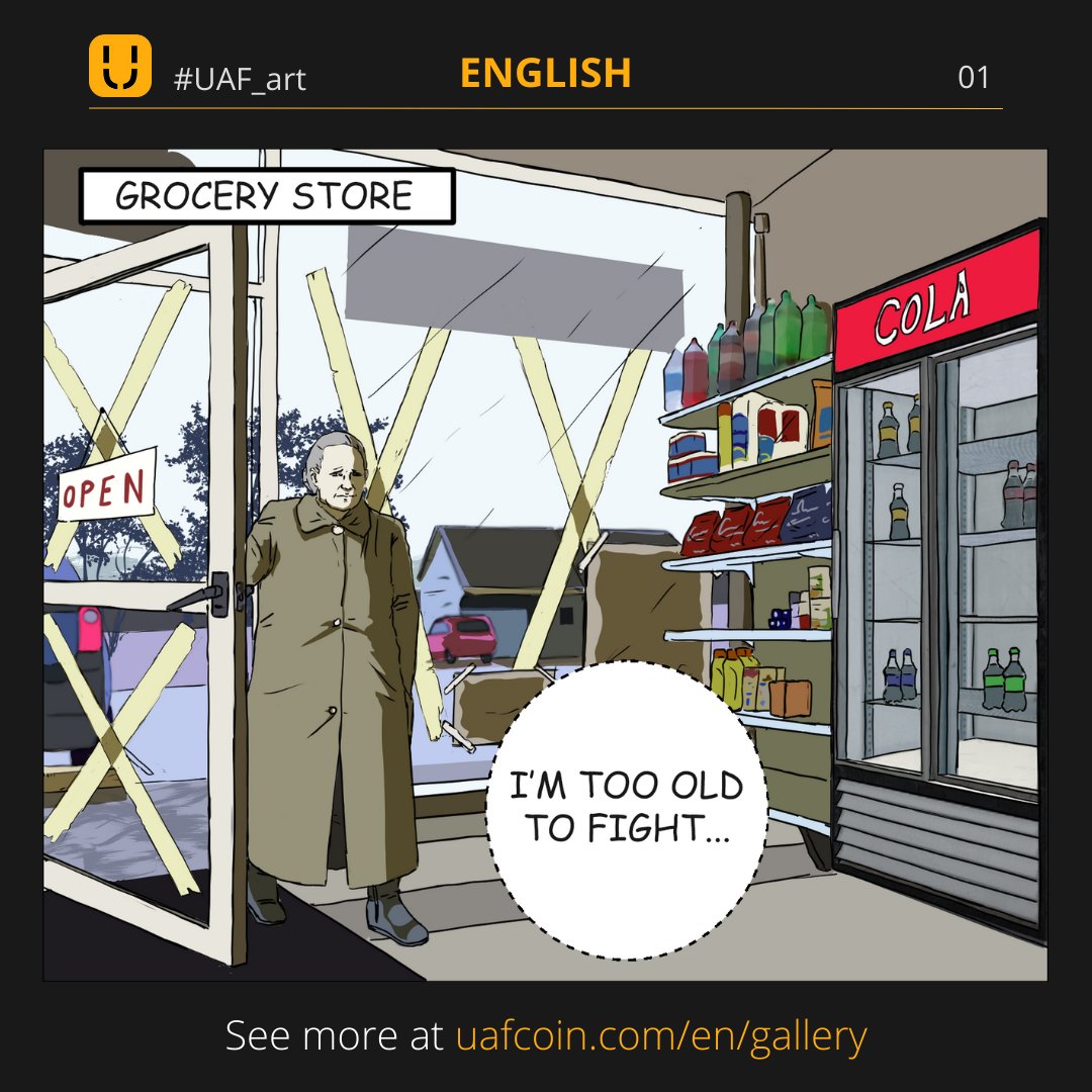 UaFcoin's tweet photo. 🇺🇸 COMIC ISSUE #5

This issue is dedicated to all the people who feel that they aren't doing enough. Who do their jobs and move our economy forward.

Go, people!

🌼 Buy UAF: https://t.co/F6Fxs6Plvz

#UAF_art

#crypto #Ukraine #UAF #Sl8 #cryptocurrency #RussianUkrainianWar https://t.co/QZlx0fOl4Y