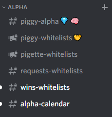 PiggySolGang's tweet photo. Since we own @AlphaArtMarket we are often first to hear about great projects and naturally get a lot of whitelists for them. Another reason to be a holder in our community. Don't believe us? Check out our wins whitelists channel to see some big wins people have booked https://t.co/mFMgnzod53