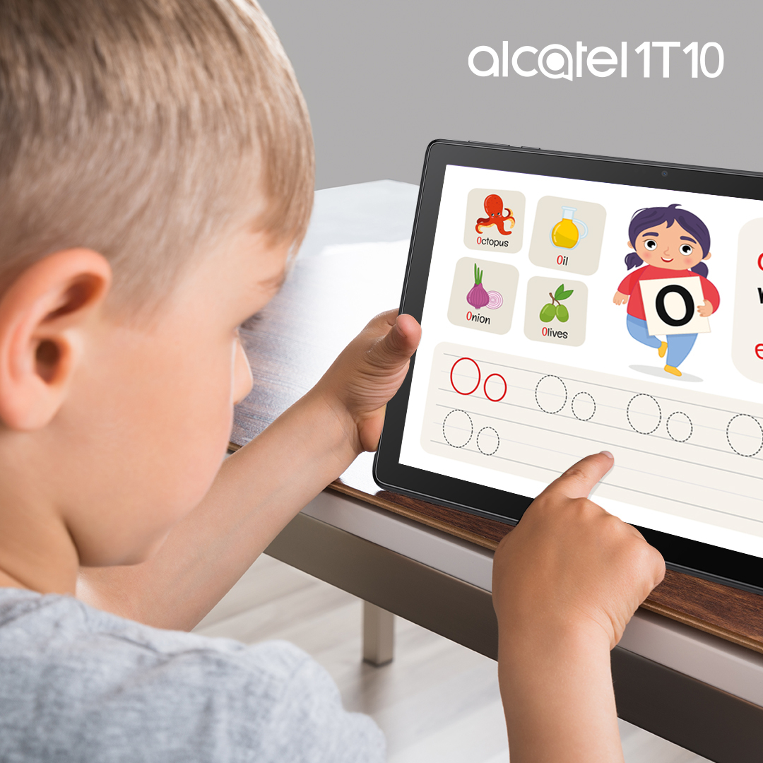alcatelmobileIR's tweet photo. With kids returning back to school, you can rely on the Alcatel 1T10 Smart to help with any homework needs. With built-in kids mode, you can relax knowing your family is browsing the web safely too. Check it out now @harveynormanIE https://t.co/fukD3HHtVd https://t.co/MxJecczHc1