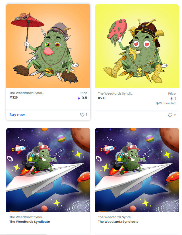 Weedtardz's tweet photo. Need some fun in your life? 🎁

💎Where are the Legendary Weedtardz hiding?

Lots of Gen 1 @Weedtardz #NFTs haven't been revealed yet.

1⃣ Click into the reveal photo and Refresh Metadata for the #NFT world to see! #PolygonNFT 

2⃣ https://t.co/n22yv7b8cN https://t.co/uxakc63cXS