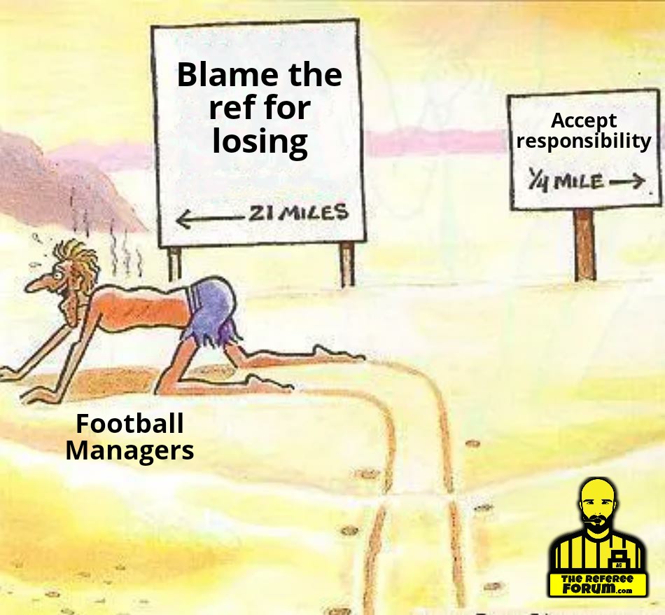 TheRefereeForum's tweet photo. Never a more accurate tweet. https://t.co/AOZDFFa1MO