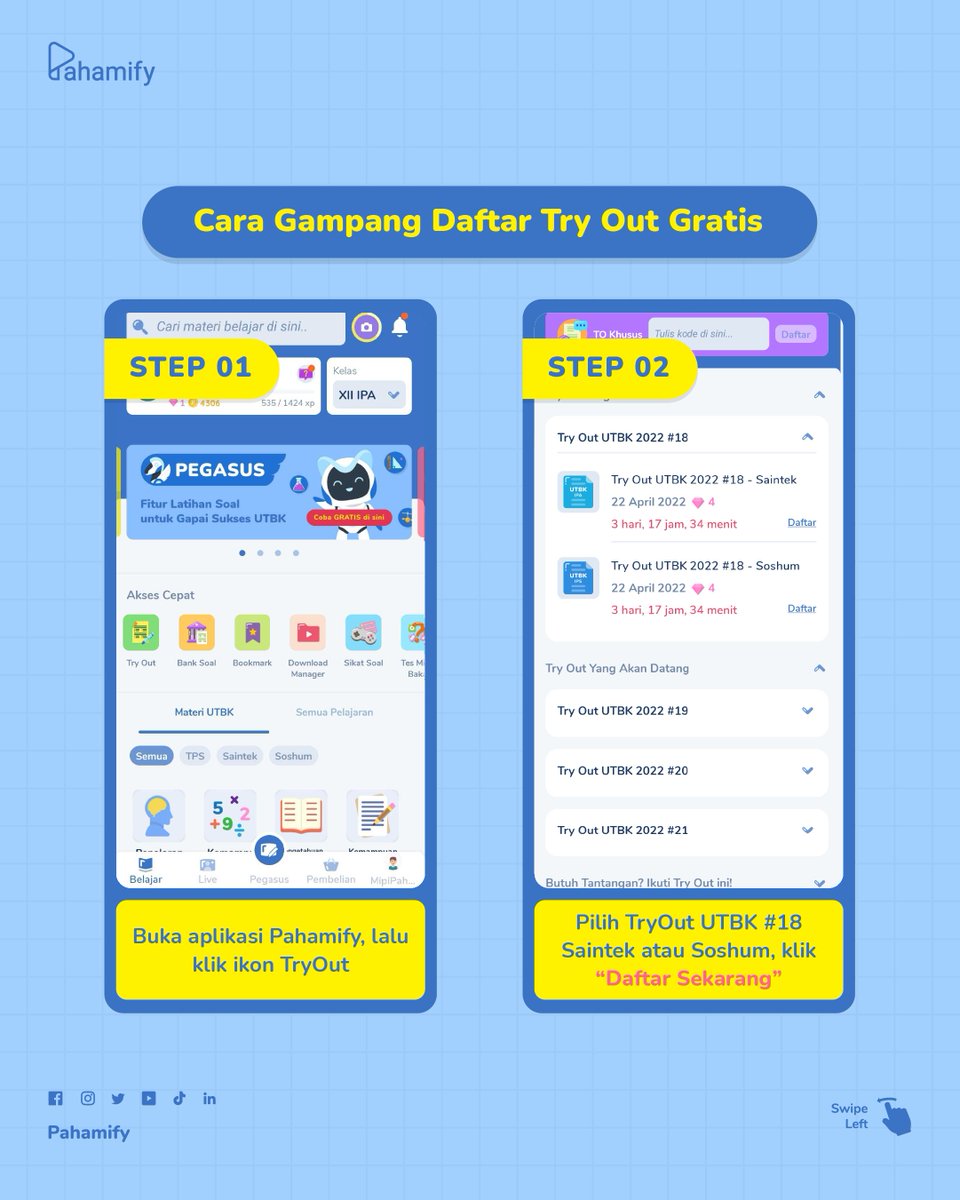 Pahamify | TO + Live Class UTBK & Ujian Mandiri tweet media