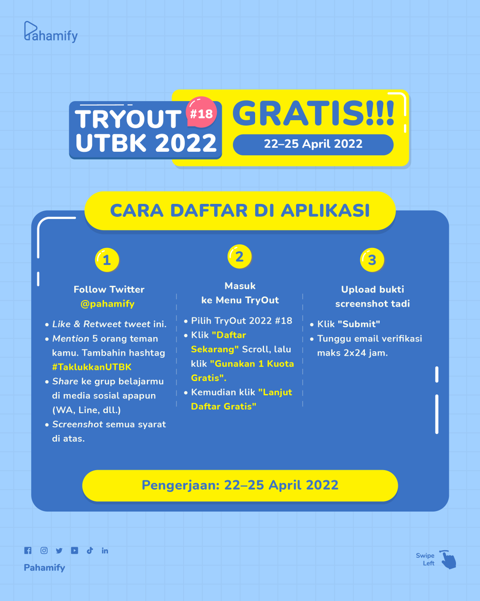 Pahamify | TO + Live Class UTBK & Ujian Mandiri tweet media