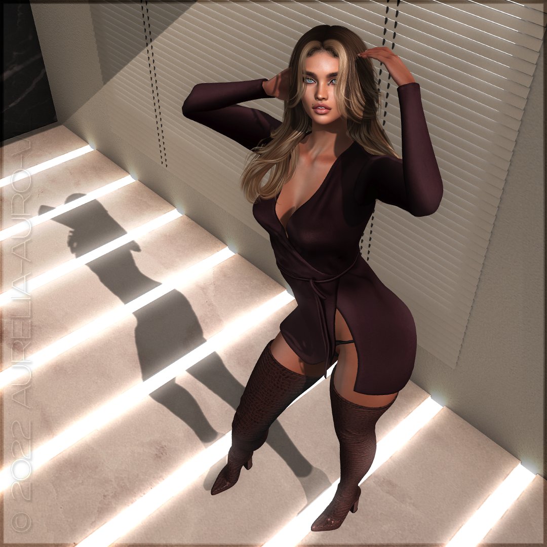 LadyChere's tweet photo. The sun is warm again - Dress from Rowne - Boots from HACHE - Hair from l'Etre &amp; Doux
#secondlife 
#secondlifeavi 
#secondlifeavatar
#secondlife2022
#secondlifemodel 
#secondlifefashion
#secondlifestyle
#secondlifebeauty
#secondlifephoto
#secondlifephotography 
#secondlifeblogger https://t.co/OJ2YmqE73I