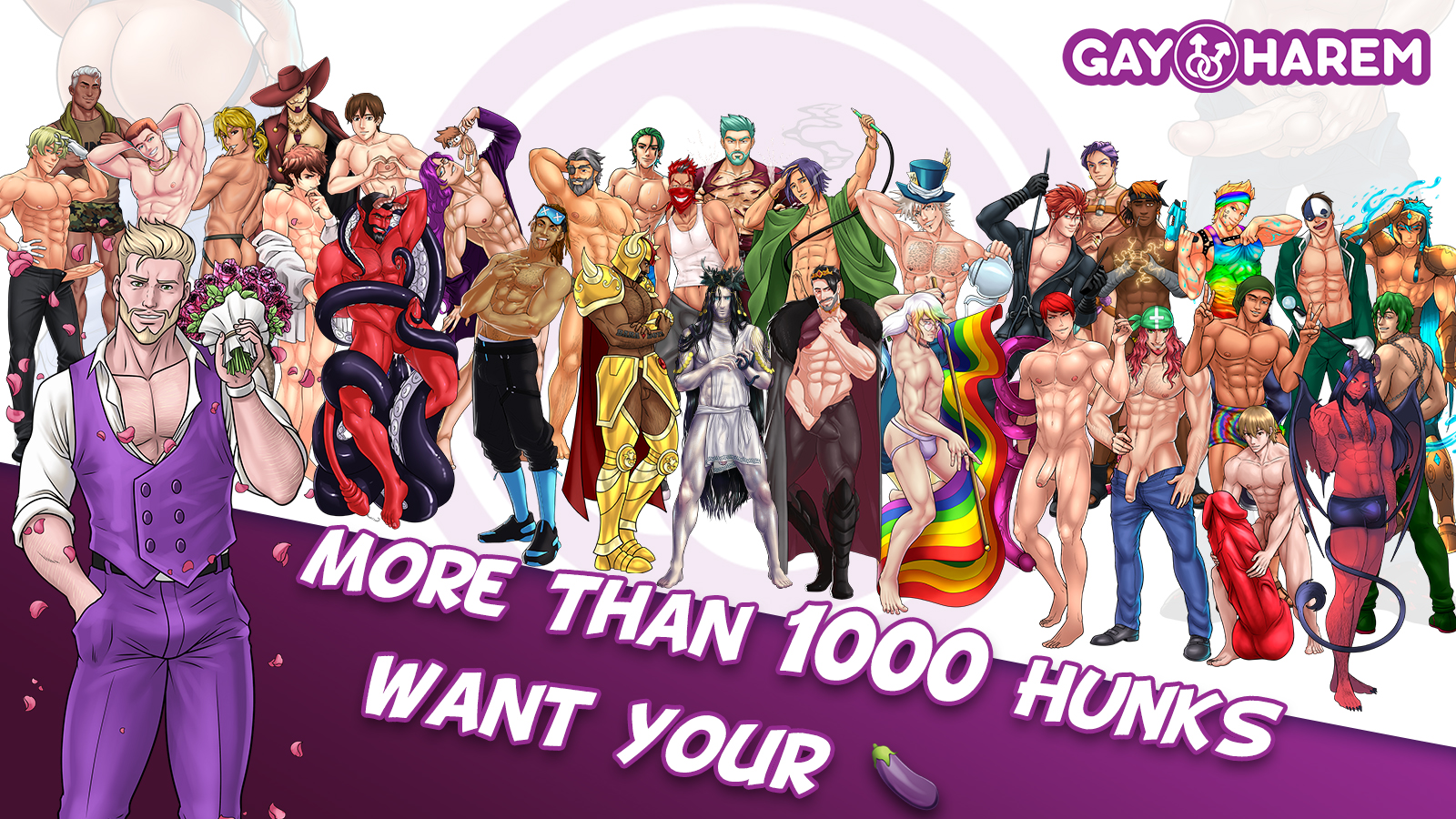 It's time to celebrate a monumental achievement - Gay Harem now houses 1000 obtainable guys!?

You can