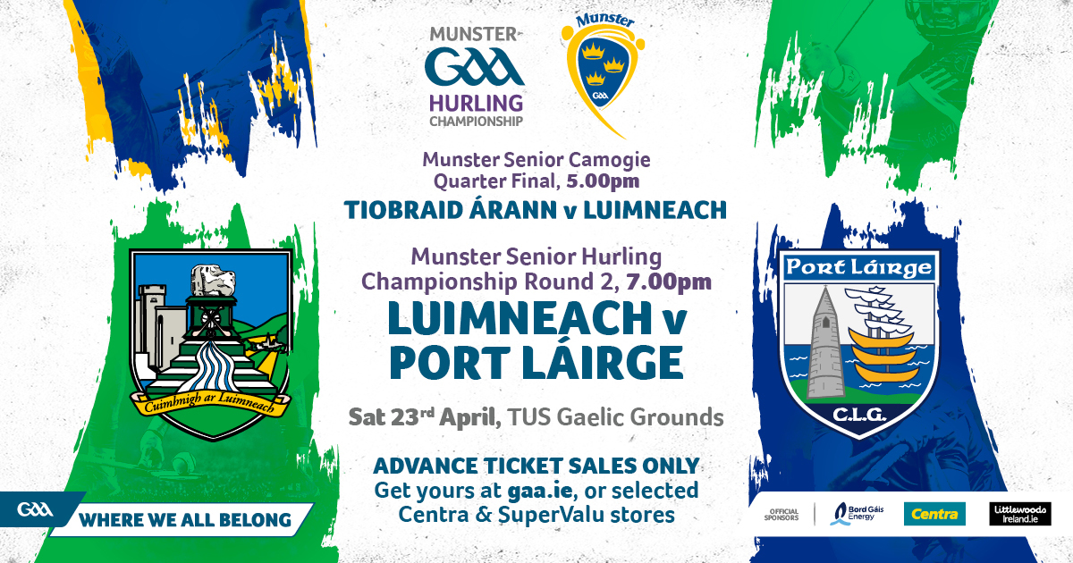#COMPETITION TIME 

We're giving away THREE  PAIRS of tickets for Limerick  V Waterford on Saturday!! 

For a chance to #win, simply;

1) FOLLOW US
2) RT this post
3) COMMENT who you think will win!

Winner Announced Wednesday....
Best of luck!