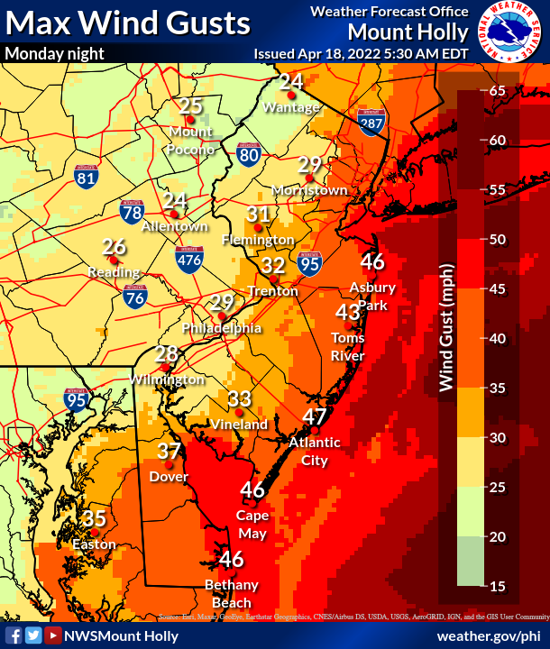 NWS Mount Holly tweet media