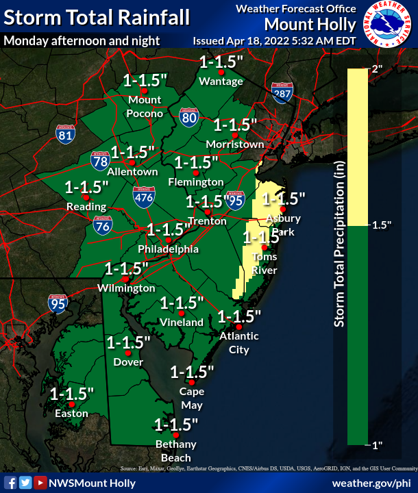 NWS Mount Holly tweet media