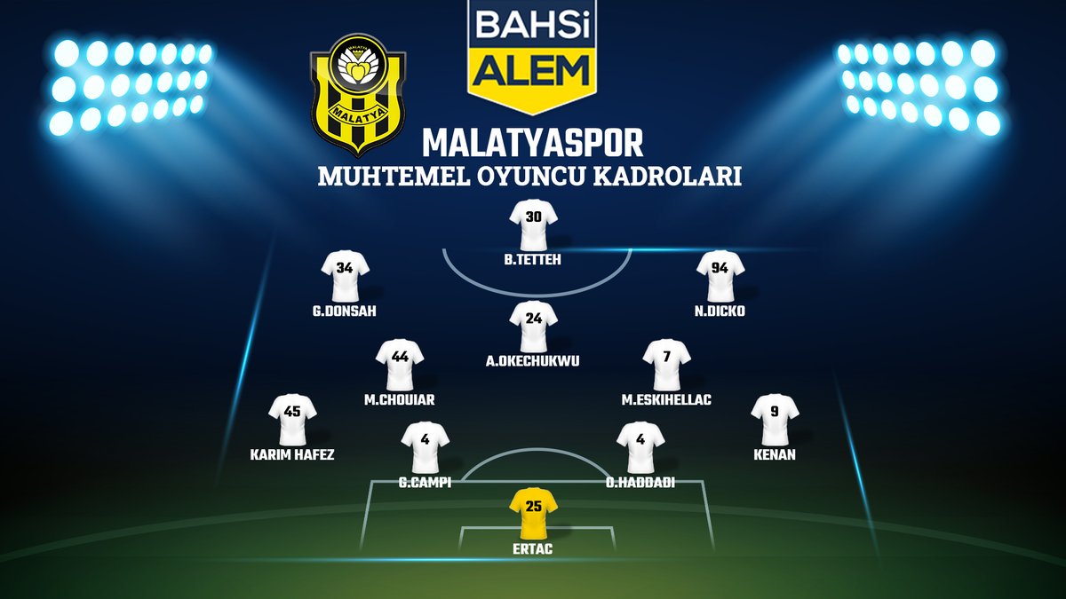 Yeni Malatyaspor deplasmanda 12 maçtır galibiyet görmedi.

#Bahsialem #YeniMalatyaspor #GSvYMS