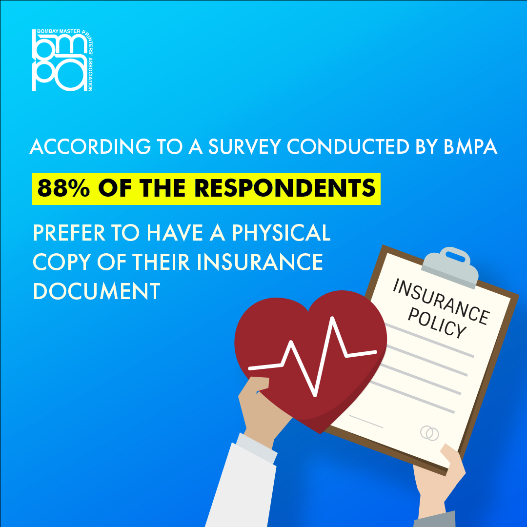 TheBmpa's tweet photo. A survey by BMPA indicated that over 80% of the respondents want the IRDAI to intervene and direct insurance companies to provide a physical copy of policy documents to customers as a choice. 📃

Source: The Economic Times: https://t.co/SCRQ1m8ZeR  
.
.
#BMPA #BMPASurvey https://t.co/HkNAHmxcem