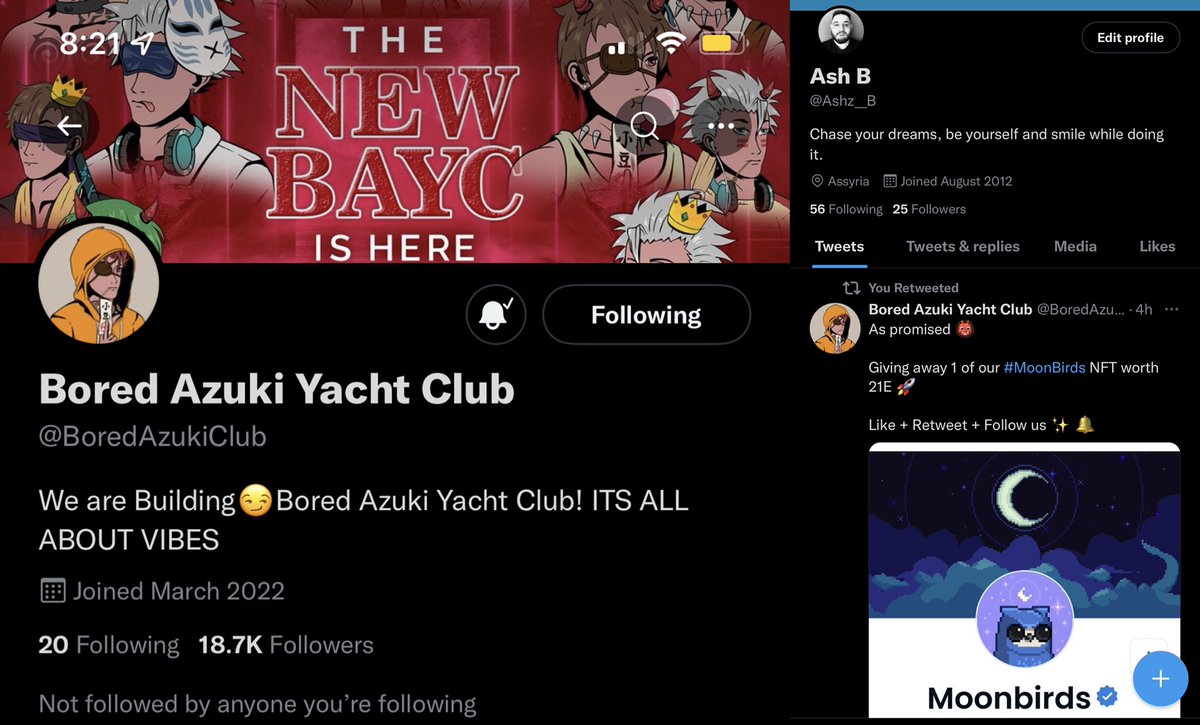 Ashz__B's tweet photo. @BoredAzukiClub All done https://t.co/IP0wNVnKT1