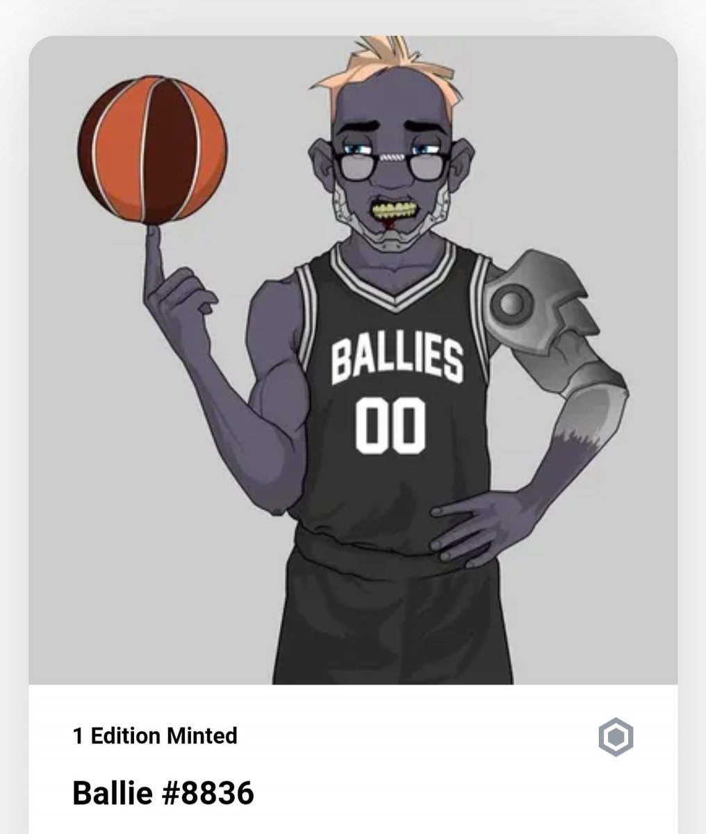 _PiotrMichalik_'s tweet photo. Another project that I'm on board-The Ballies!

Tbh at first I wasn't interested but after time  I watched them and realized that the team deliver much value...

So I jump to the meta-court to Play Basketball with them! Meet my team: 

Rank 3452, 371 &amp; 297!

@Ballies_NFT #crofam https://t.co/Wwfwo5ElL1