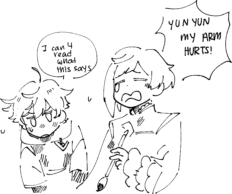 little doodles of #xingyun 