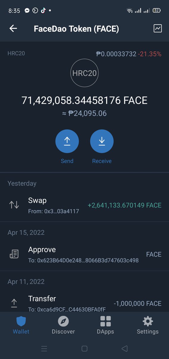 mrcabanos's tweet photo. Giving 1000 facedao token on your heco wallet address

- follow me
- RT this post
- tag 5 friends
- comment wallet address

first 1000 comment only https://t.co/c5MrG48oPB