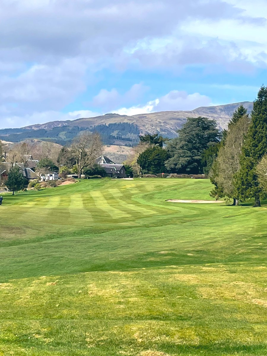 GrantDonaldso12's tweet photo. The course is slowly starting to wake from its winter slumber. Getting some definition down around the place now @CallanderGolf @CGreenstaff @ryanrainsforth https://t.co/tg4WDlZqyP
