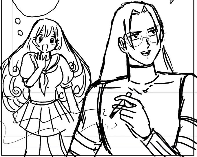 久しぶりに…描けるかな❓ 