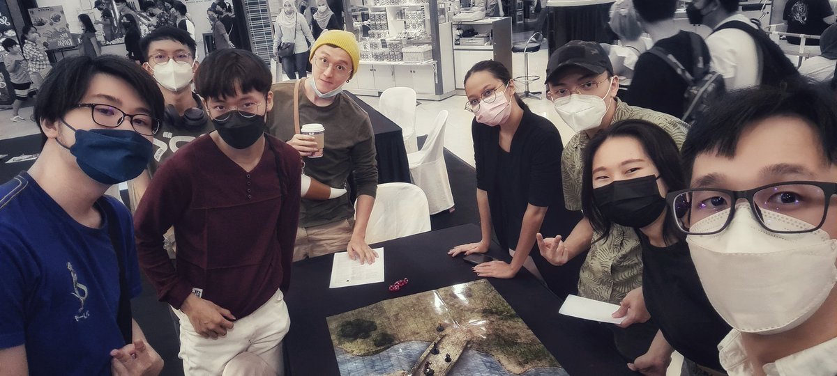 RPGMalaysia's tweet photo. https://t.co/dxY8iwOgK1 Day 2, Learn to Play #DungeonsandDragons #RoleplayingGame? at @SunwayPyramid
Twas actually 5 sessions, but we were too knackered and missed a few wefies.
#Malaysian #dnd #rpg #tabletop #gamer #geek #Malaysia #Selangor #PJ #petalingjaya #dndmy #rpgmy https://t.co/fWDqLCzRza