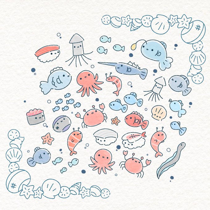 「サンゴ 貝殻」のTwitter画像/イラスト(新着)