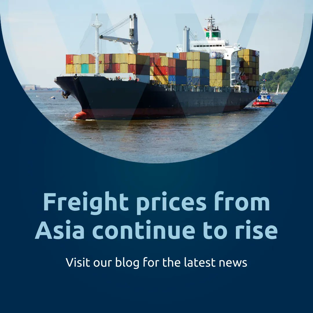 WestboundCN's tweet photo. Although the Asian market is suffering from continually high rates, European trade has its own supply and demand issues, while also struggling with the ongoing impact of the UK’s exit from the European Union. Read our blog to learn more: https://t.co/EZ2UpaWET5

#globaltrade https://t.co/yyTJKriRJD