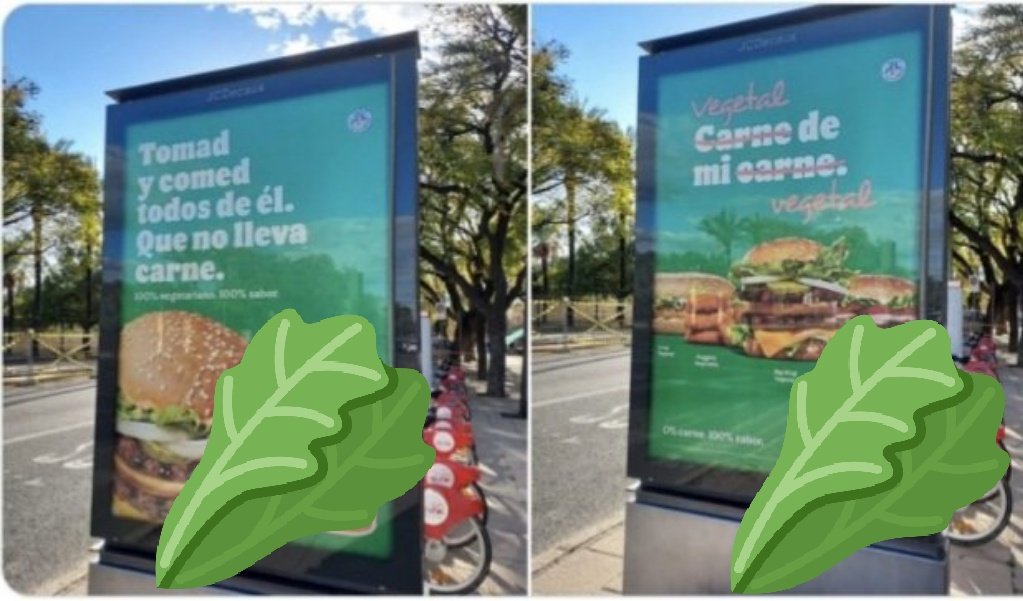 chastimban's tweet photo. Unha empresa de comida rápida tivo que retirar esta campaña porque "ofende".

Pois a min oféndeme a censura, así que difundide por aí (pero sen facermos publicidade gratuíta) https://t.co/AbdEYJL8A9