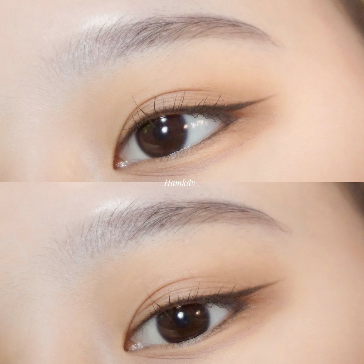 Hamkdy_'s tweet image. ป้ายยย ตัวนี้ของ odbo ดีมากๆๆๆๆๆๆ ปกติพวกอินไลน์เนอร์จะวิงหางยาก เลยอยากป้ายตัวนี้เลยอะ😭🫶🏻 หัวเรียวเล็ก เนื้อไม่นิ่มหรือแข็งไป ค่อยๆวิงหางออกไป สวยเลย ง่ายด้วย สีชัด เส้นไม่ขาด ได้ฟีลไอดอล อายไลน์เนอร์เส้นบางๆงี้ มีทั้งสีดำและน้ำตาลในแท่งเดียวเลย!