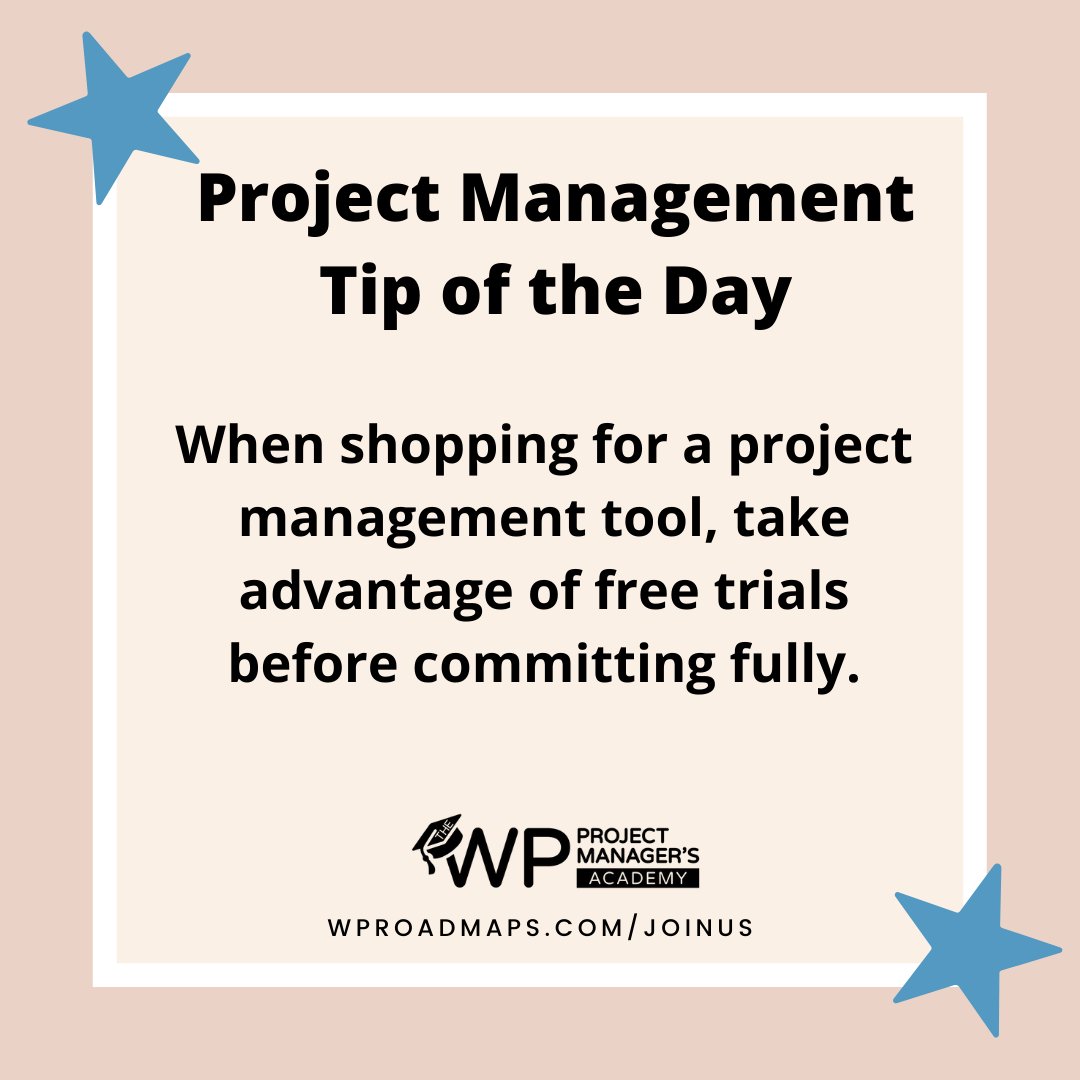 So many people don't do this and it has saved me a lot of $$$ (or hassle of refunds) because I found out quickly the tool wouldn't do what I needed it to do.

#WordPress #ProjectManagement