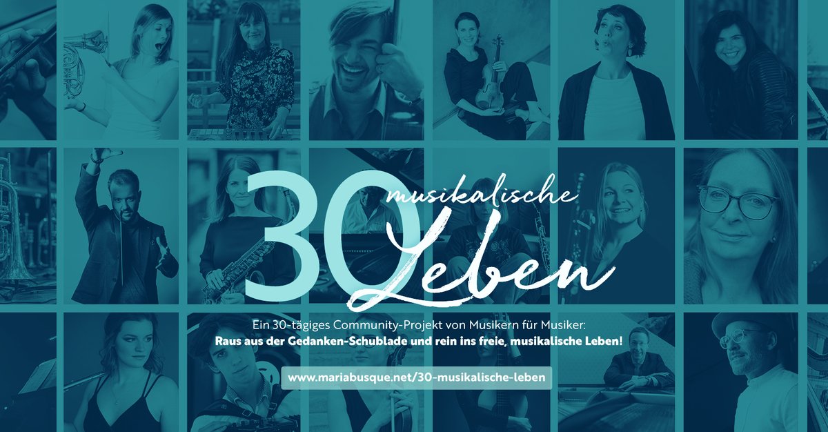 Gibt es so etwas wie eine musikalische Gedanken-Schublade? 

Wir freuen uns, hier mit dir ins Gespräch zu kommen: mariabusque.net/30-musikalisch… 

»30 musikalische Leben« beginnt am 1. Mai.
#musiker #musikerin