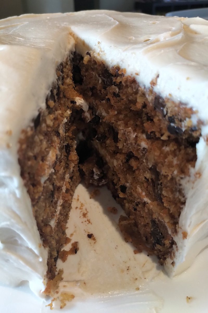 cathymai's tweet photo. Homemade carrot cake was a hit. #missedbakincakes https://t.co/zuhNaGNysU
