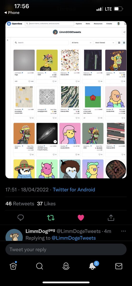 nftmoon_'s tweet photo. @LimmDogeTweets @BoredApeYC @coolcatsnft @doodles @AzukiOfficial @RTFKTstudios @BoredAzukiClub Well hello there https://t.co/RejT5Cd4YK