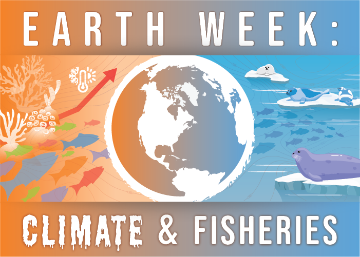 NOAAFisheries's tweet photo. Welcome to NOAA Fisheries' Earth Week—April 18–22, 2022. We're focusing on the impacts of climate change and how we’re helping make America climate-ready, responsive, and resilient. See how our scientists are studying &amp; tracking changes in our environment: https://t.co/d1Og9DfE1t https://t.co/aqEYdm2CBY