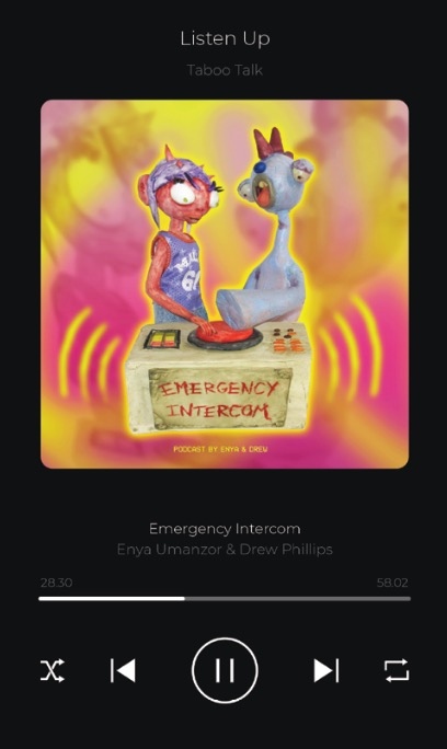 DistractionUM's tweet image. Podcasts can be a great accompaniment for long drives, apartment cleaning sessions and bubble baths. But if you want something to really make your ears perk up and get you thinking, give these staff recommendations a listen.
words_emmalyse brownstein. design_maria emilia becerra.